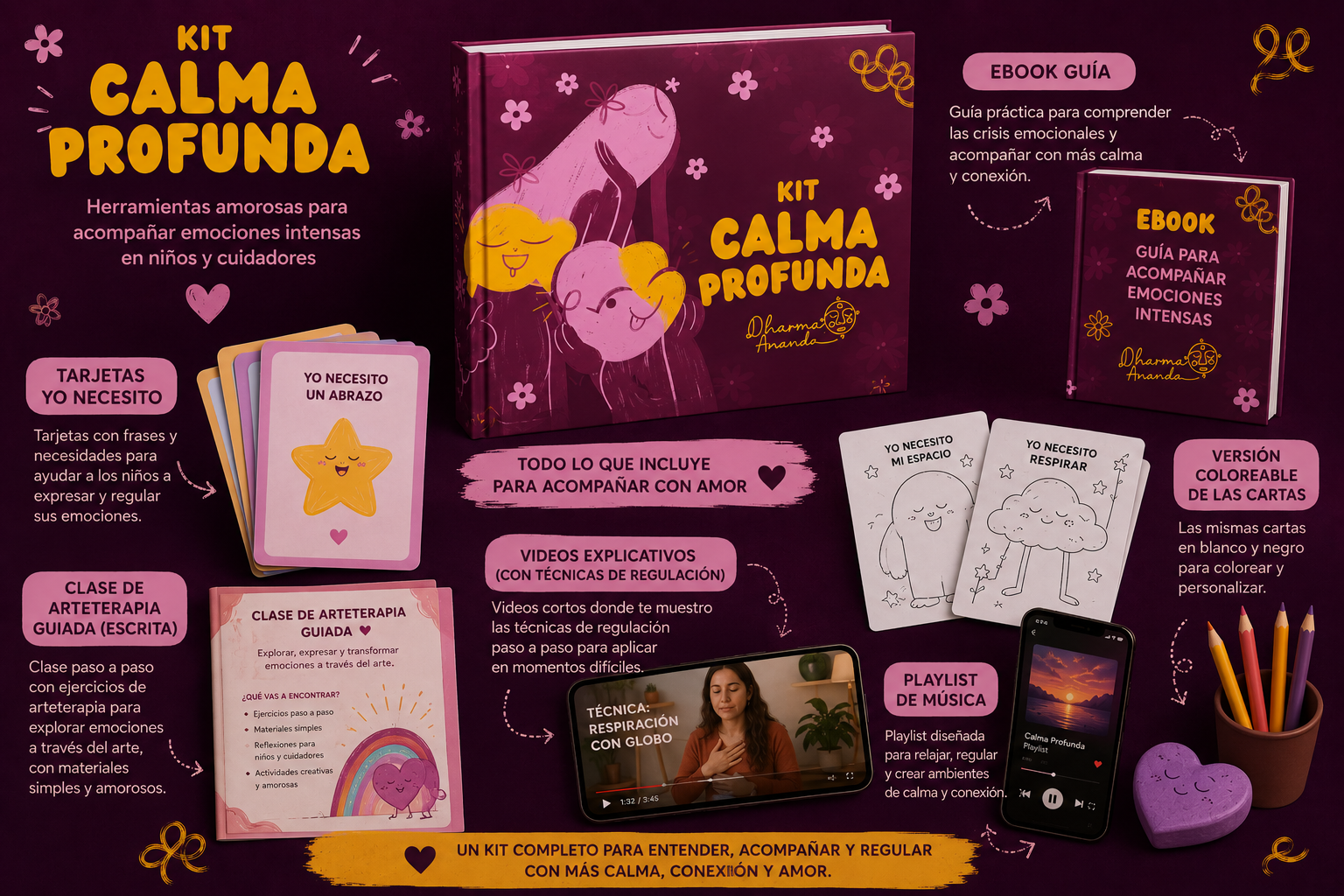 Calma Profunda -  Kit de regulación emocional